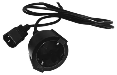 Produktbild von MicroConnect kabel zasilający C14 -Schuko M-F