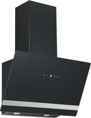 Produktbild von PKM Kopffreihaube S21-60ABTH - 60cm, schwarz, Touch-Control, LED, Schräghaube