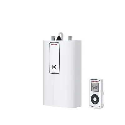 Produktbild von STIEBEL ELTRON elektronischer Kompakt-Durchlauferhitzer DCE 11/13 RC, Fernbedienung, für Küche, Festanschluss 400 V, solargeeignet, Untertisch, 230771
