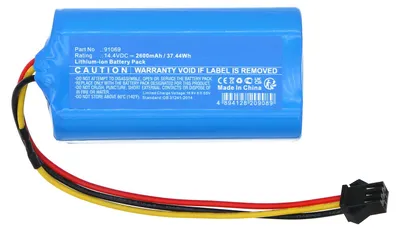 Image de CELLONIC 1x Batterie pour Aspirateur Compatible avec Airrobo P20, 91069 - (2600mAh, 14.4V)
