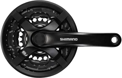 Obrázek produktu pro Shimano Tourney FC-TY501 170 mm 28T-38T-48T Čtyřhran Nýtovaný Kliky