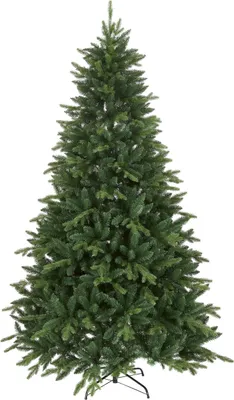 Produktbild von EGLO Künstlicher Weihnachtsbaum Bergen, naturgetreuer Deko Tannenbaum für Innen, Kunstbaum wie echt, Christbaum zum Stecken, 210 cm