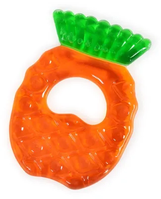 Obrázek produktu pro Kroužek na prořezávání zubů ananas T1181, chladicí kroužek na prořezávání zubů, masírovaný jako pomůcka při prořezávání zubů od 3 měsíců