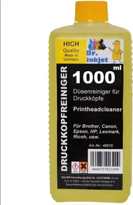 Produktbild von DTF Druckkopfreiniger - Sublimationsdruckkopfreiniger - Alle Marken - 1000ml