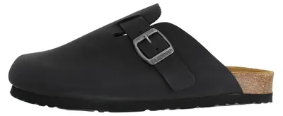 Produktbild von Dr. Brinkmann Nerpio Clogs Hochwertiges Fettleder für Stil und Komfort, Gepolstertes Fußbett für hohen Tragekomfort, Leichte Zellsohle für müheloses Laufen schwarz 49 EU
