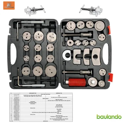 Produktbild von YATO Bremskolbenrücksteller-Set Bremskolben-Rückstellwerkzeug YT-06822 Chrom-Vanadium-Stahl