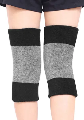 Obrázok produktu pre Kolenné chrániče pre ženy Muži Nekĺzavé zimné izolované kolenné chrániče Elastické kolenné chrániče Dvojvrstvové kolenné chrániče Tepelné kompresné kolenné chrániče pre futbalové tanečné jogové športy