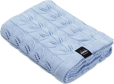 Produktbild von Jukki Bambus-Babydecke 80x100 cm – Palmenmuster, Bambus & Baumwolle – Rain Drop