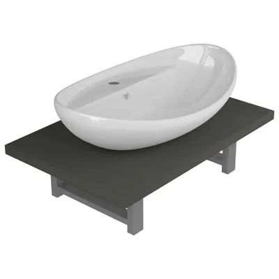 Obrázek produktu pro vidaXL 2dílná sada koupelnového nábytku Ceramic Grey