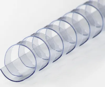 Produktbild von Plastikbinderücken 21 Ringe 25mm transparent