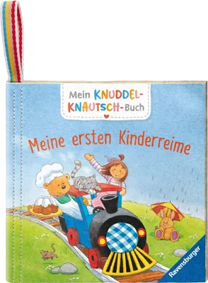 Image de Mein Knuddel-Knautsch-Buch: Alle meine Kinderreime; weiches Stoffbuch, waschbares Badebuch, Babyspielzeug ab 6 Monate