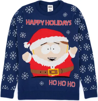 Obrázek produktu pro South Park - Pánský svetr - vánoční design NS7016 (XL) (červená/modrá)