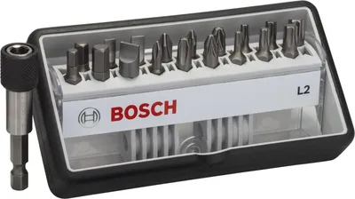 Produktbild von 18+1-tlg Schrauberbit-Set, Robust Line, L PH/PZ/T/S/HEX, Extra Hard-Ausführung