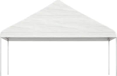 Produktbild von vidaXL Pavillon mit Dach Weiß 5,88x2,23x3,75 m Polyethylen
