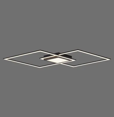 Produktbild von JUST LIGHT ASMIN LED Deckenleuchte Warmweiss 45W schwarz 14695-18