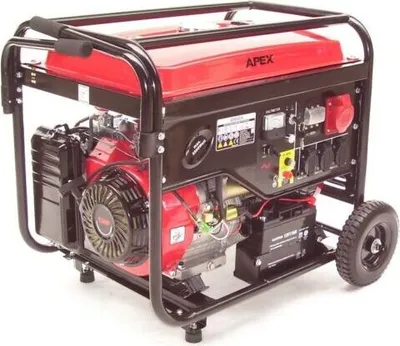 Obrázek produktu pro Benzínový generátor 6500 E-Start 06258 Generátorová souprava Nouzový generátor