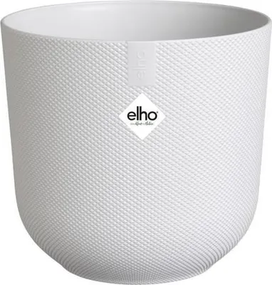 Image de Pot de fleurs Elho Jazz Rond, Blanc, L 35 x B 34.5 x H 32 cm, Intérieur, 100% Recyclé