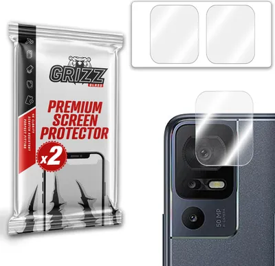 Image de Vitre de protection pour appareil photo GrizzGlass HybridGlass pour TCL 40 SE