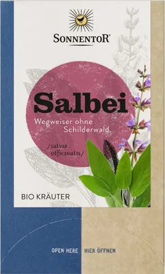 Produktbild von Sonnentor Salbei-Tee  (18 Stück)