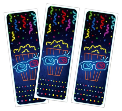 Productafbeelding van Set van 12 Lesezeichen voor Kinderfeestjes