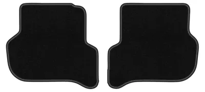Image de Tapis arrière en moquette pour Volkswagen Golf Plus 2005-2014 (monospace) – 2 pièces, noirs, sur mesure – Wielganizator LUX