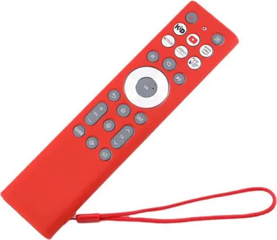 Immagine prodotto di INF Custodia Protettiva in Silicone per Telecomando Hisense ERF6F80H - Antiscivolo, Antiurto Rosso