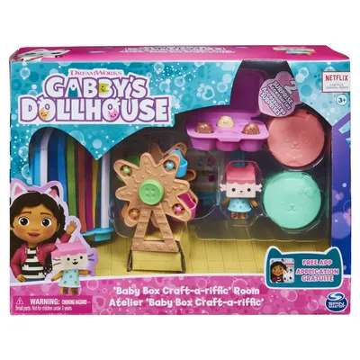 Zdjęcie produktu dla Gabby's Dollhouse GDH PYS DeluxeRoomSetCraftRoom GML, Akcja/Przygoda, 3 lat(a), Wielobarwny