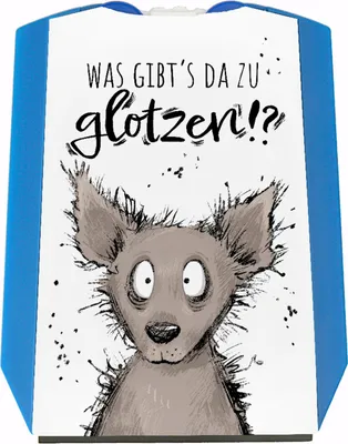 Produktbild von Wolf Parkscheibe mit Spruch Was gibt‘s da zu glotzen