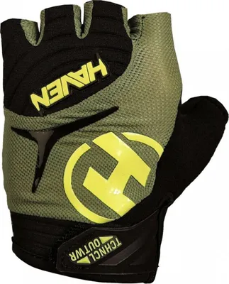 Produktbild von HAVEN Fingerlose Fahrradhandschuhe - DEMO SHORT - Grün 3XL