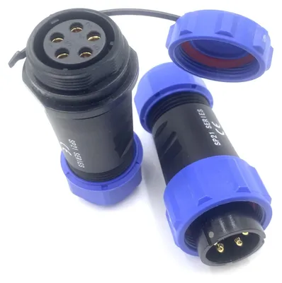 SP21 5-poliger Luftfahrtstecker, IP68, 500V 30A, Inline-Typ