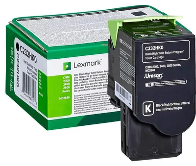Produktbild von Lexmark C232HK0, 3000 Seiten, Schwarz, 1 Stück(e)