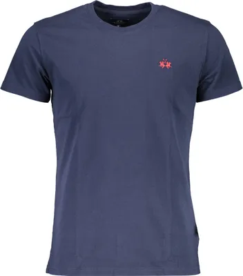 Immagine prodotto di LA MARTINA T-shirt da uomo in tessuto blu SF14040 - Taglia: L