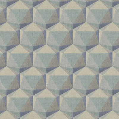 Produktbild von A.S. Creation | Nara | 387484 | Vliestapete | Geometrisch | 10.05 x 0.53 m | Blau | Wohnzimmer | Flur | Büro | Küche | Wohnräume