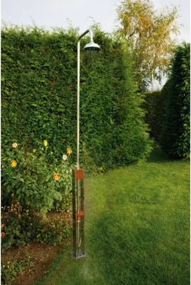 Produktbild von Eichenwald Modell 70 Gartendusche Altena Groß mit Gardena-Schlauchanschluss und Erdspieß