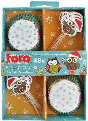 Obrázok produktu pre Formičky Na Muffiny Papier 24Ks+Napichovátka 24Ks