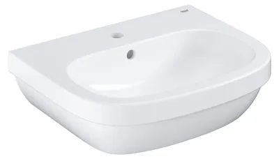 Produktbild von GROHE Waschtisch Euro Keramik 55 cm, wandhängend, Ü berlauf,1 Hahnloch