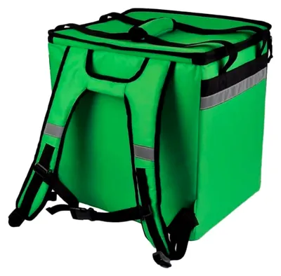 Produktbild von 50L großer isolierter Lebensmittellieferrucksack, erweiterbare Catering-Kühltasche, wasserdichte Pizzatasche für Lieferdienste, Thermo-Lebensmitteltasche für Fahrräder