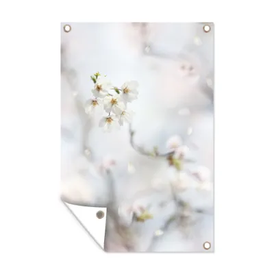 Obrázek produktu pro MuchoWow® Zahradní plakáty - Sakura - abstraktní - barvy - 90x60 cm - Zahradní dekorace
