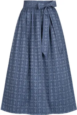 Produktbild von Dirndlschürze Runa in Blau von Nübler, Größe:M-90