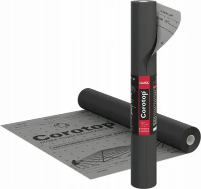 Produktbild von Corotop Classic Unterspannbahn 130 g/m² – 1,5 × 50 m (75 m²), ohne Klebestreifen