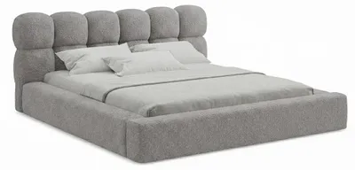 Obrázek produktu pro Čalouněná postel DreamLux Lusso 180 x 200 cm s roštem a úložným prostorem látka Loop 17, productTiles.product.images.aiGenerated
