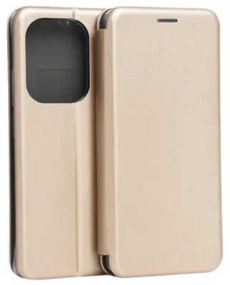 Imagen del producto de Funda magnética Belinе Book para teléfono POCO M6 Pro, color dorado