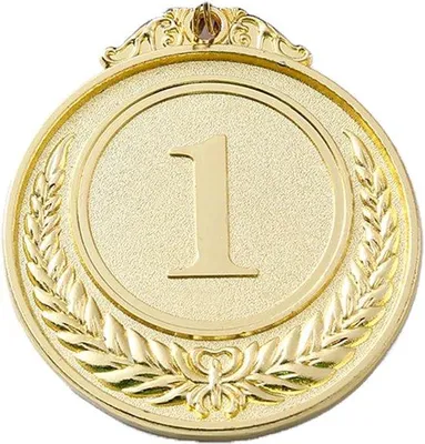 Produktbild von Famanu Medaillen Set - 12 Stück - 5 cm Durchmesser - Gold