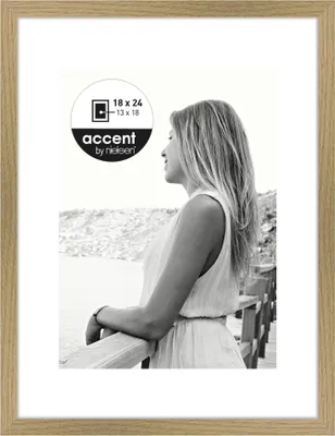 Image de Nielsen Aura eiche         18x24 Holz inkl. Passepartout  1134002