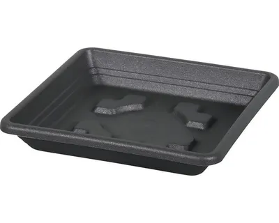 Immagine prodotto di Vaso da fiori QUADRATO plastica antracite 20x20cm
