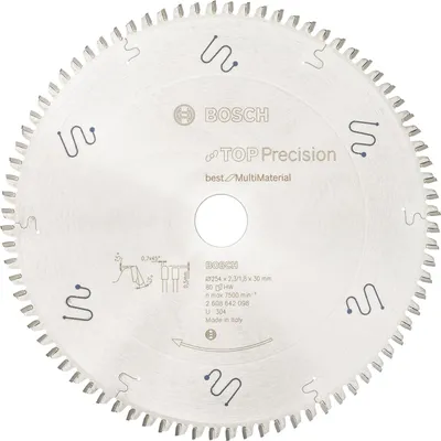 Obrázok produktu pre Kotúčová píla AD 254mm Z.80 HLTCG otvor.30mm rez-š.2,3mm BOSCH