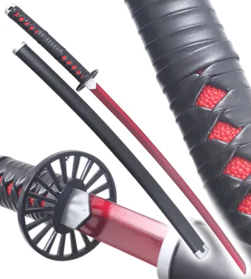 Produktbild von Anime Cosplay Katana Tanjiro Kamado Schwert Kimetsu No Yaiba Klinge Rotstahl