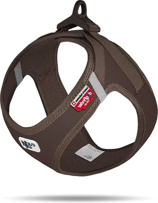 Produktbild von Famanu Softshell-Hundegeschirr Ergonomisch - Braun, Größe S