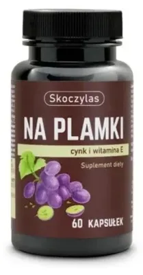 Zdjęcie produktu dla Skoczylas Na skvrny (Cynk, Beta-karoten, Witamina E) - 60 kapsułek