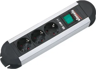 Immagine prodotto di BACHMANN Steckdosenleiste PRIMO CLASSIC ALU, 3-fach mit (330.070)